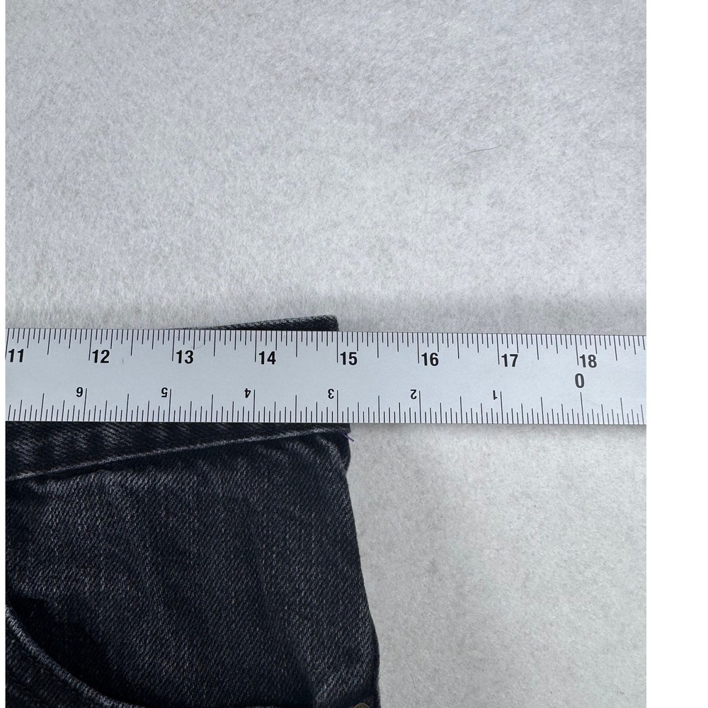 Peter Manning NYC‎ Mens Black Straight Leg Denim Jeans 31W 30L - Picture 5 of 8